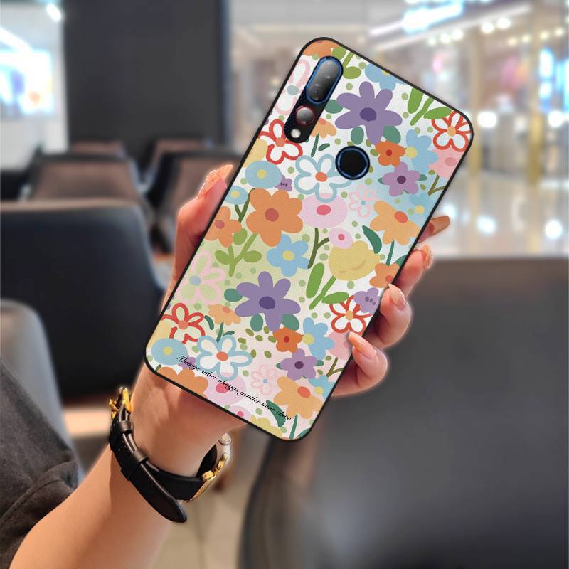 ブラックシェル-フレッシュ水彩花