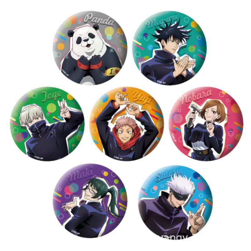 香港谷jk ac 2023呪術回戦バッジブラインドOPPパッケージ【セット7個】