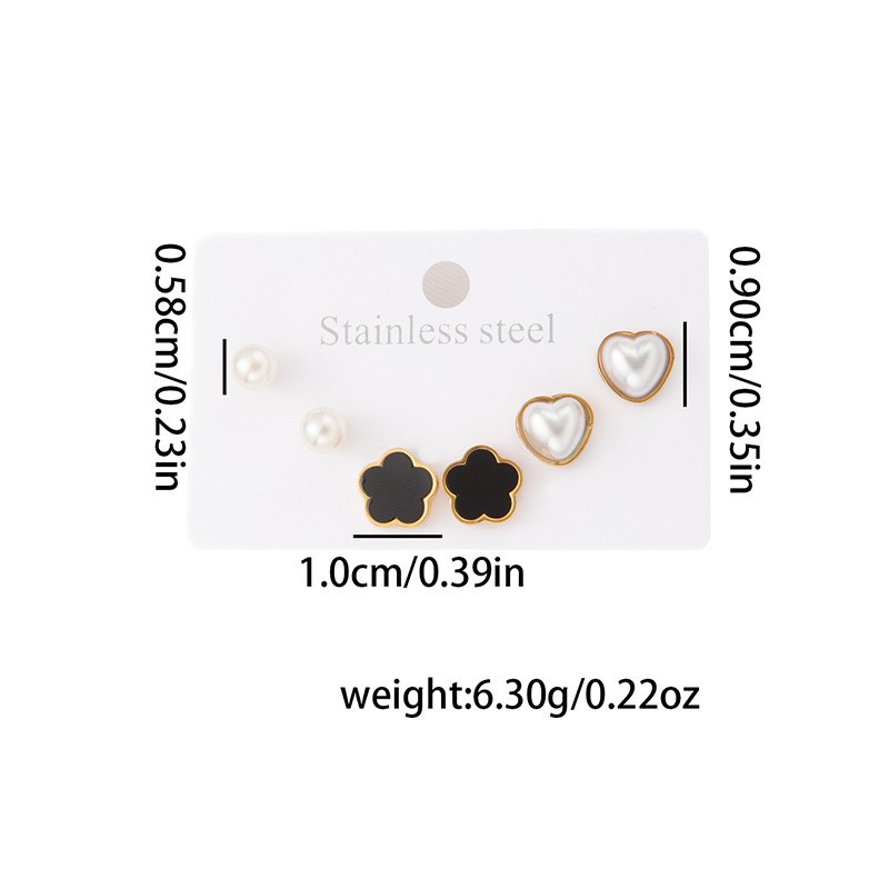 フラワーラブイヤリングセット