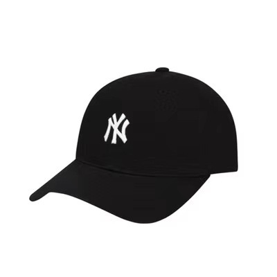 ピークド キャップ - ブラック NY スモール ラベル