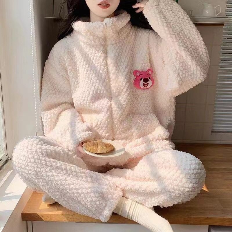 fdv#コーラルベルベット ストロベリーベア アプリコットスーツ