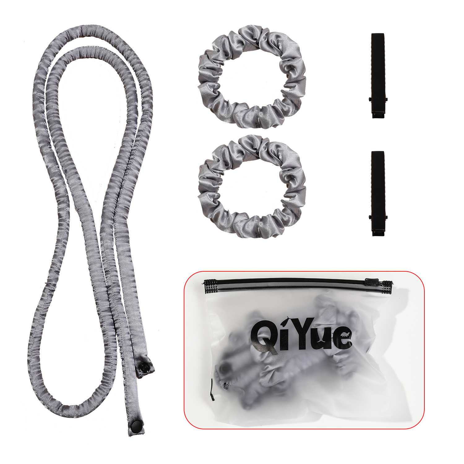 エクストラロングヘアアイロン - サテンブルーグレー