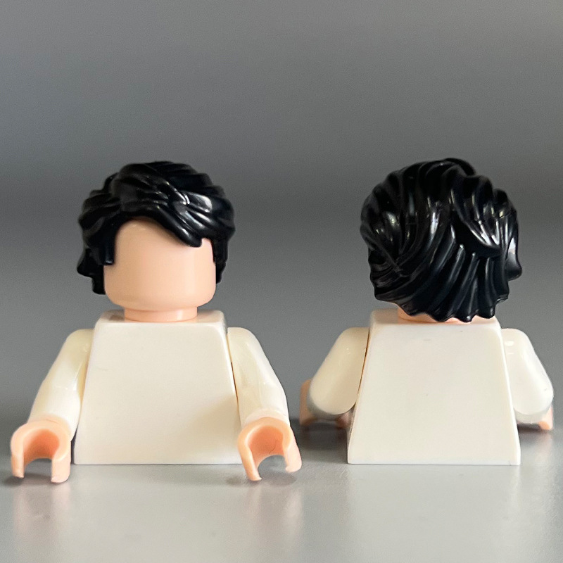 43753-ブラック(ふわふわヘア)