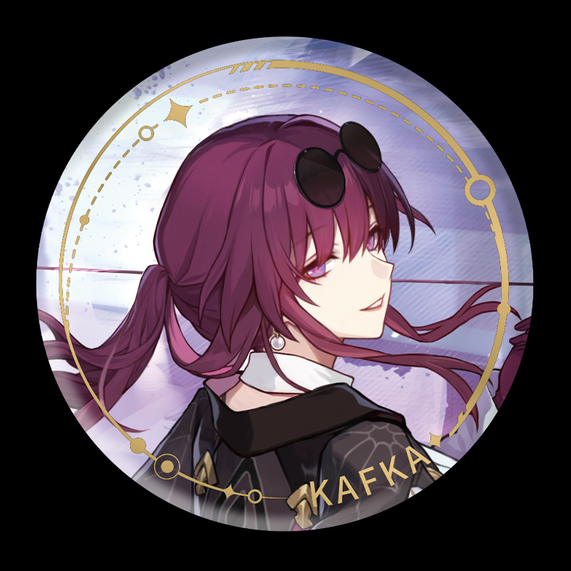 キャラクター縦絵シリーズ ブリキバッジ カフカ