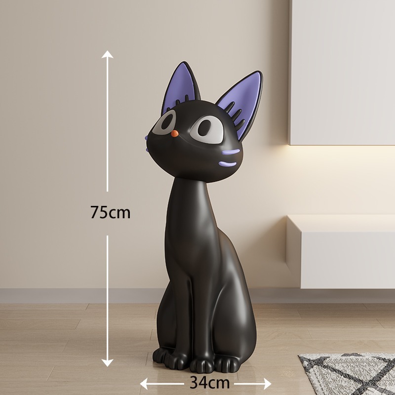 猫の床置き飾り