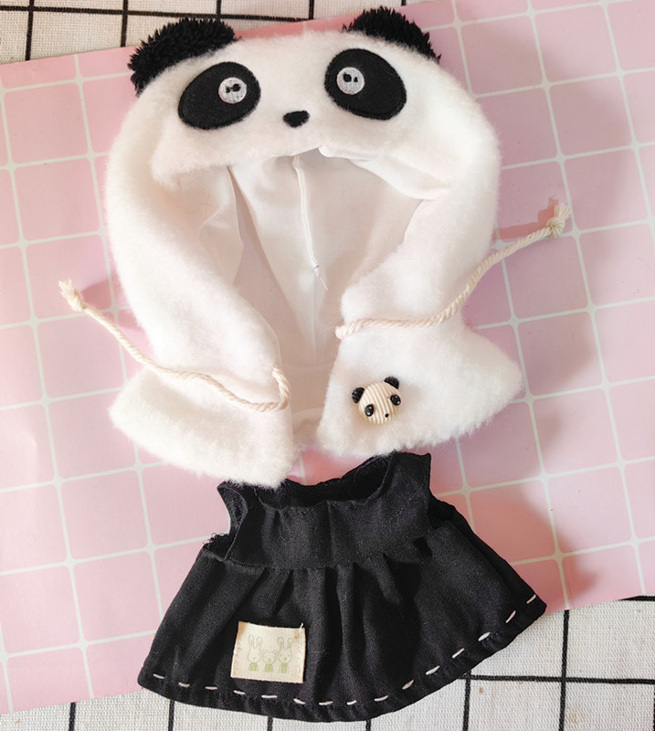 パンダのマントスカート2点セット