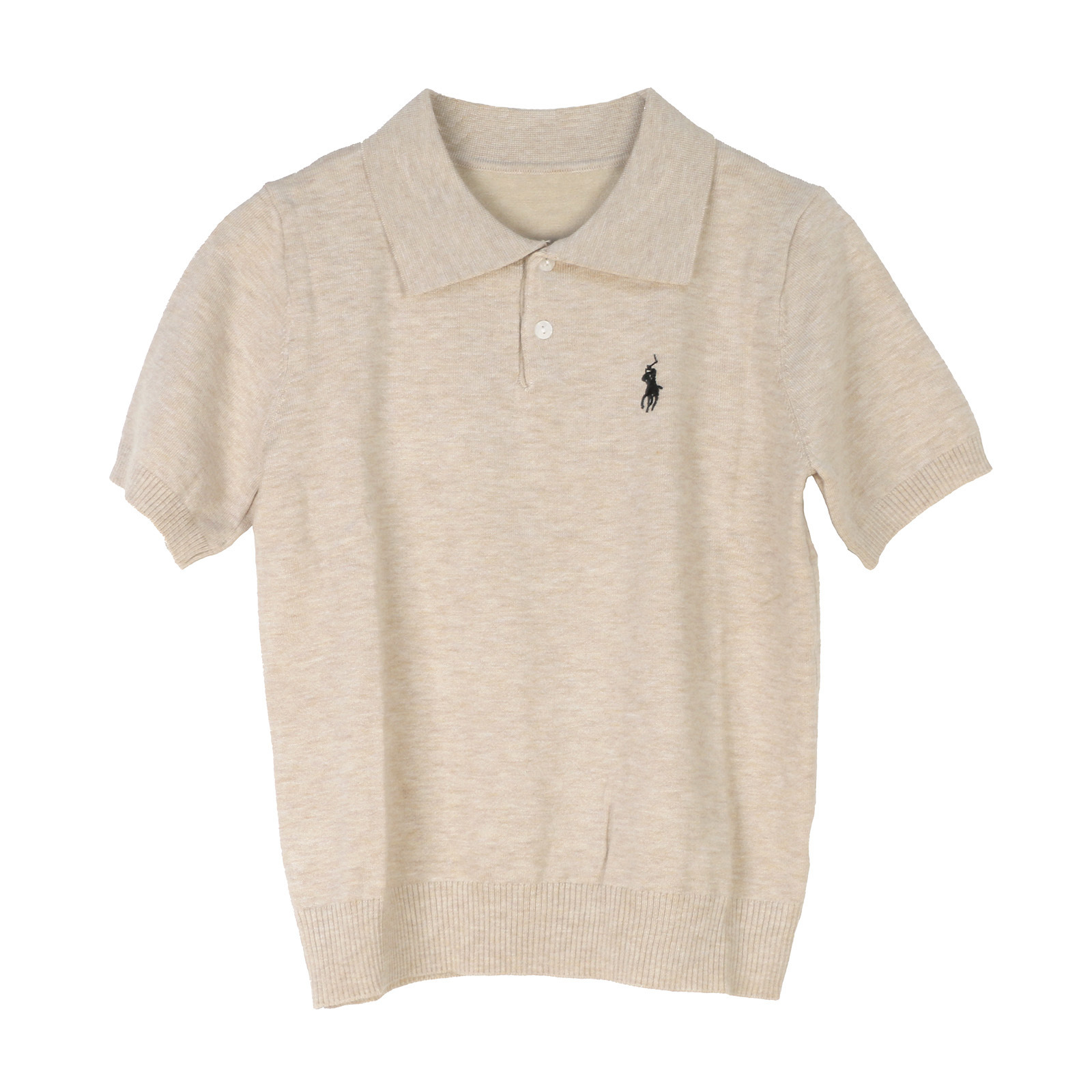 19606 アプリコット万能スリムフィットセータートップ