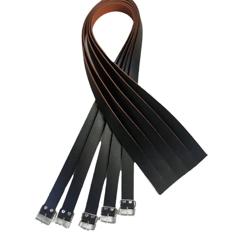 4.0鉄線バックル牛革黒連体