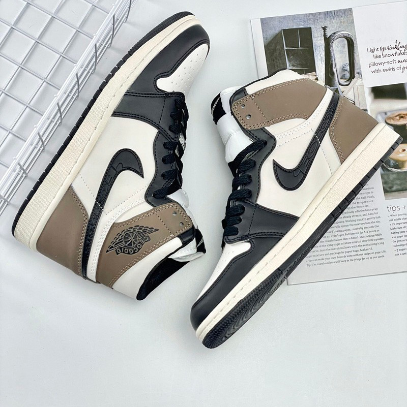 AJ1 ハイトップ-ブラックモカ