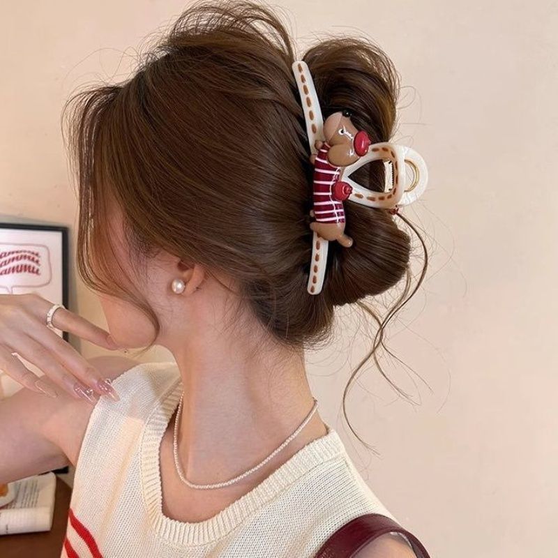 1#赤い子犬の落書き漫画グリッパー両面アクセサリー-13cm