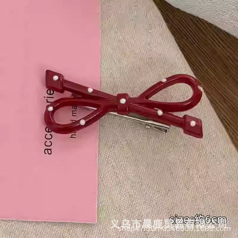 リボン水玉レッド