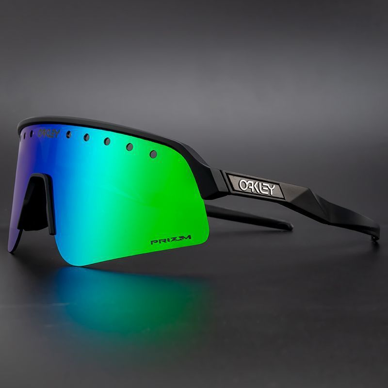 @黒フレームグリーンフィルム-シングルミラー-普通ミラーボックス@