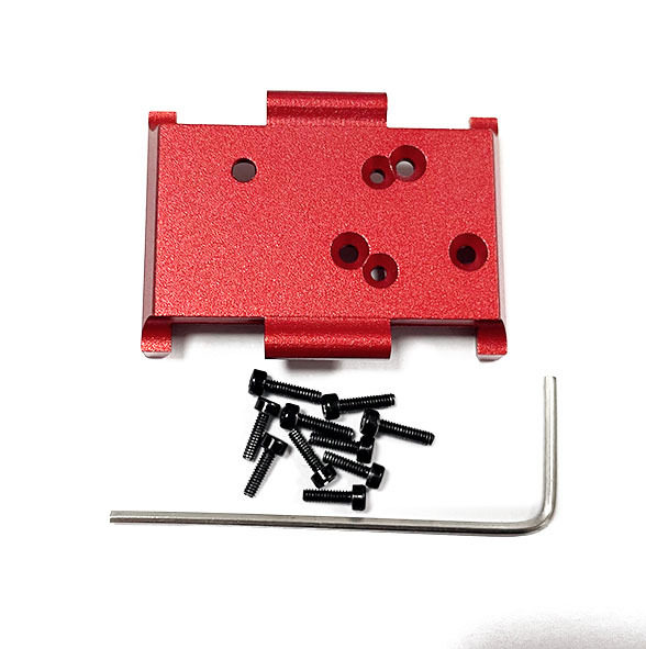 中減速箱固定板【赤】