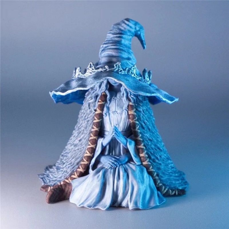 魔女の置物-青