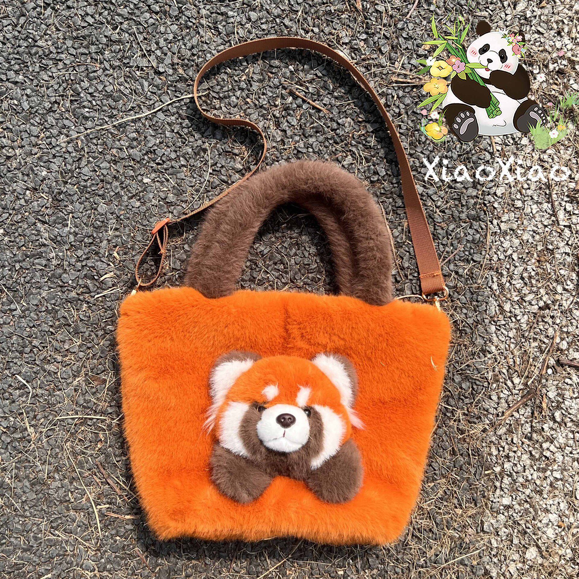 レッサーパンダのポータブル両用バッグ