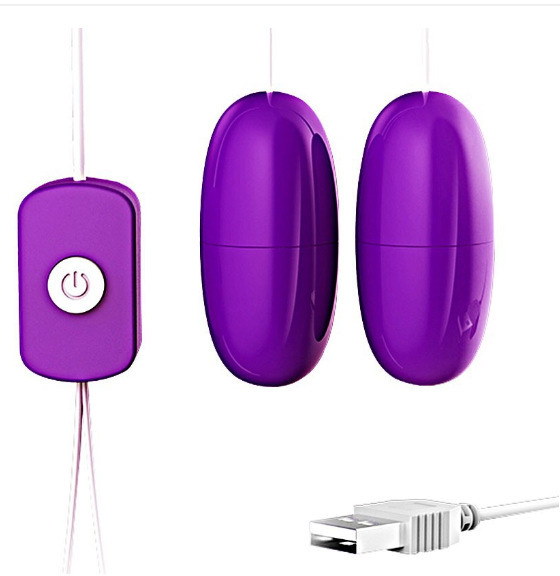 USB ダブルバイブレーター パープル 6970556030414