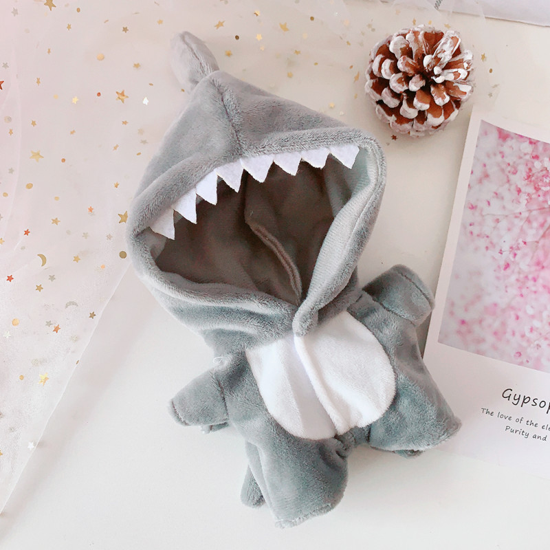 立体灰サメ連体服