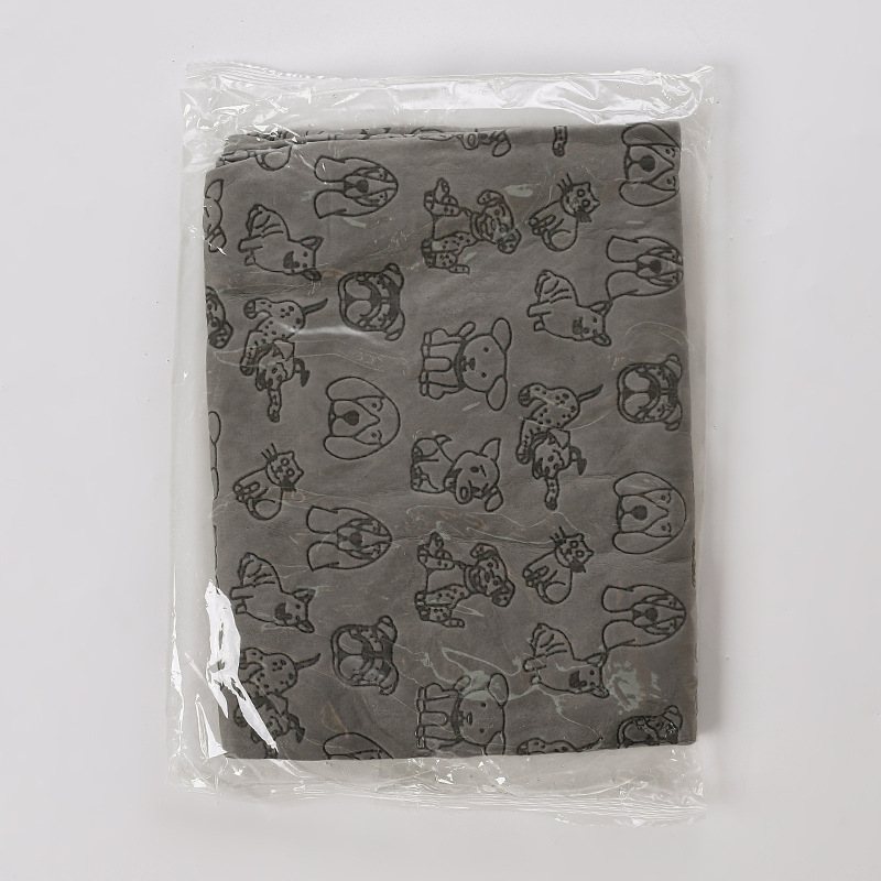 灰色のペットのエンボス