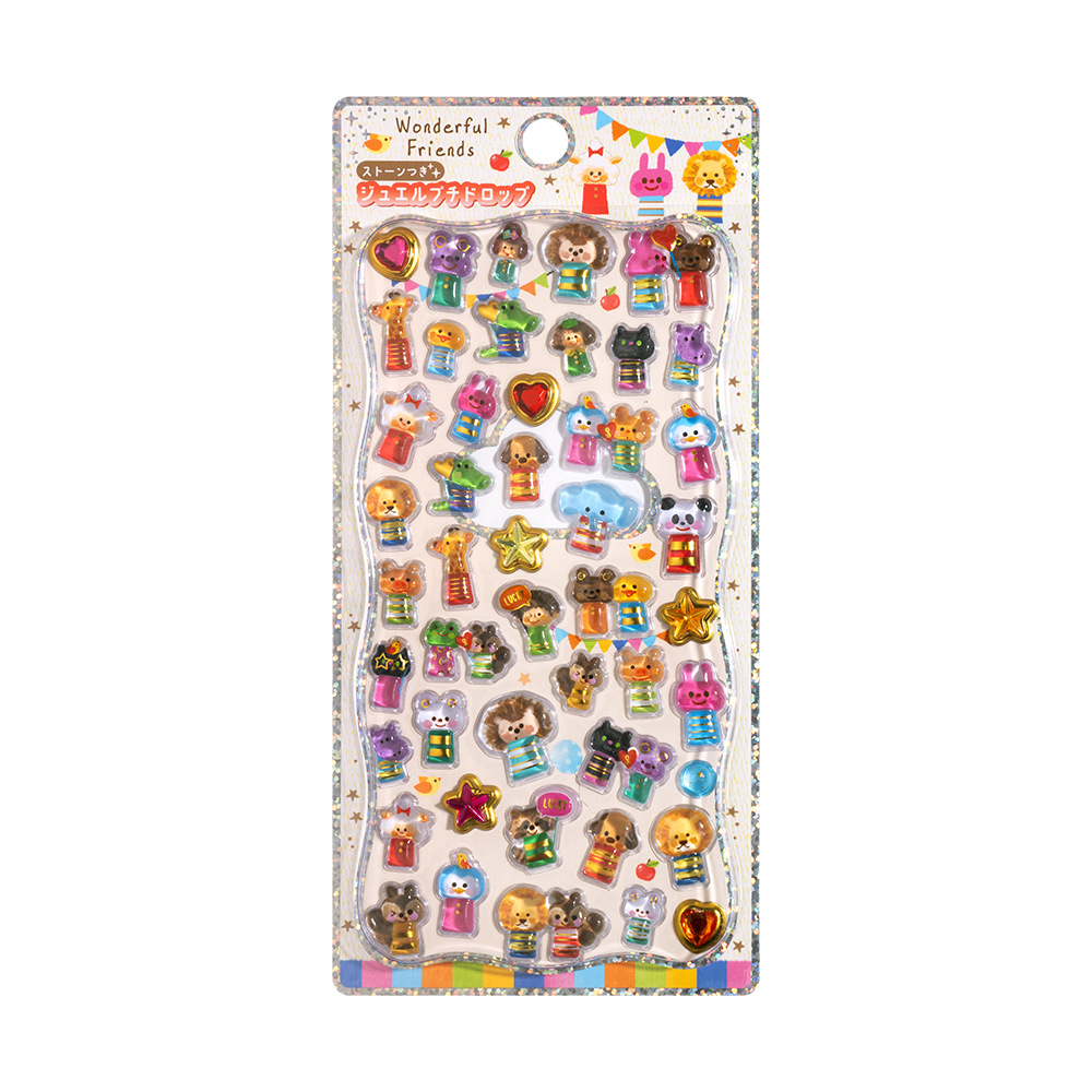 シャンレ ジェムエンボスステッカー SL-BKF-04