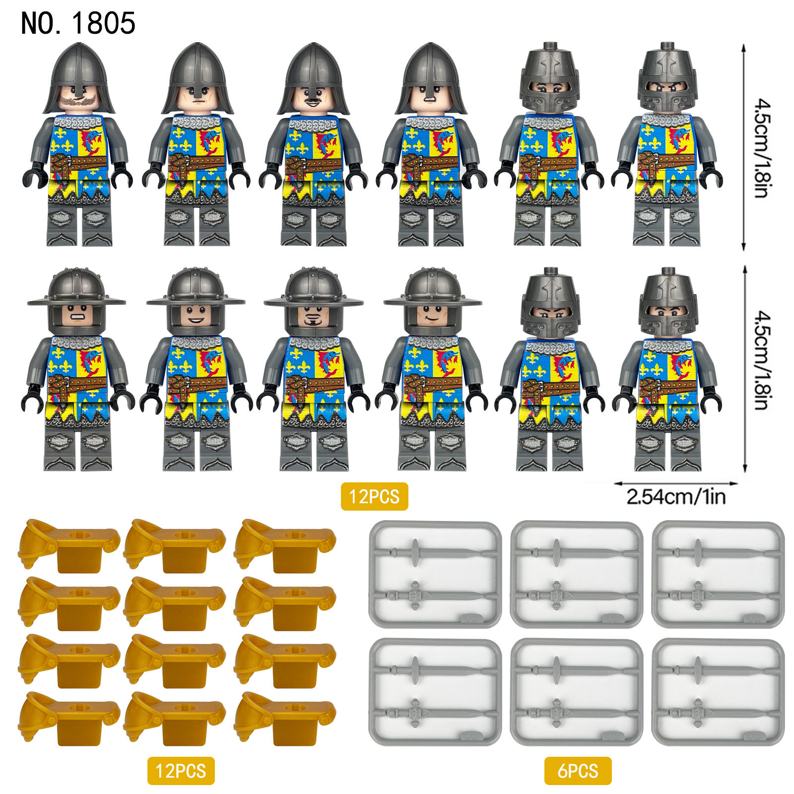 1805-12 中世の城の兵士