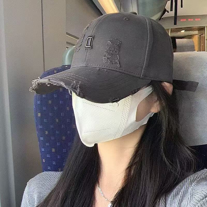 文字 D - グレー