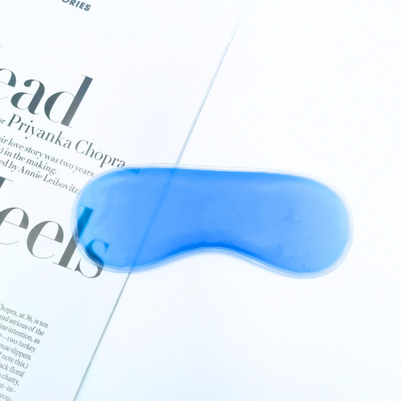 14.5/5.5 cmブルー子供用アイマスクアイスパック