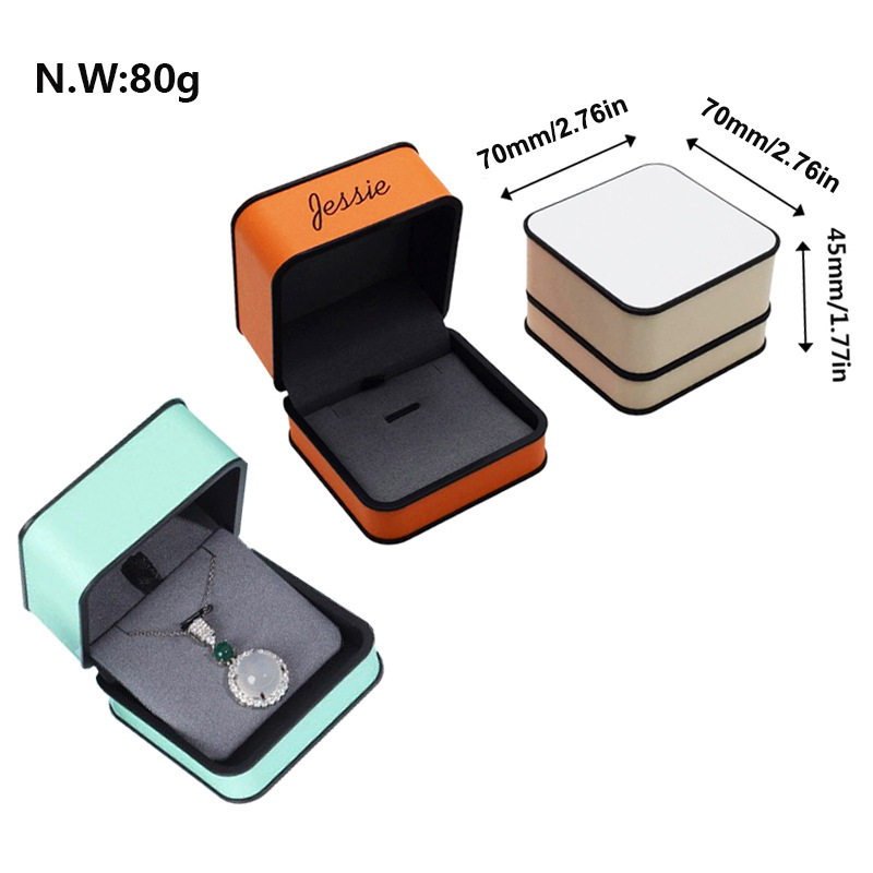 ブランク イヤリング/ペンダント ボックス、オフホワイト