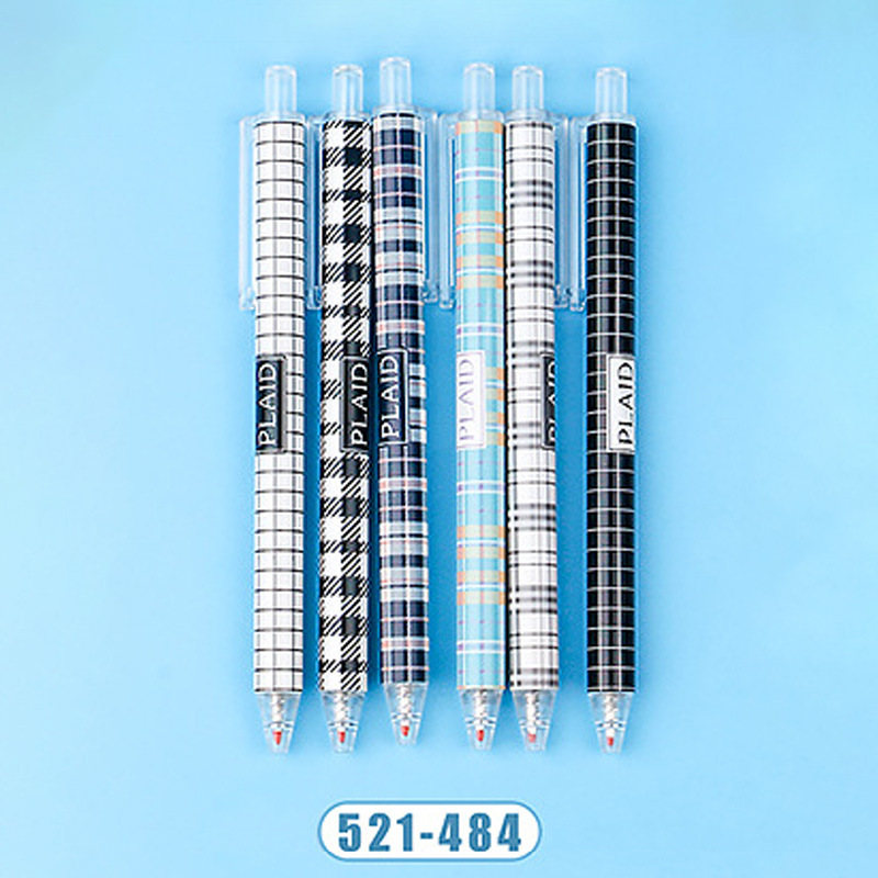 521-484シンプルな格子中性ペン