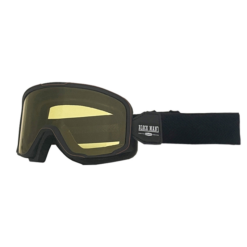 黒枠ブラウンエッジイエロー-ブラックバンド