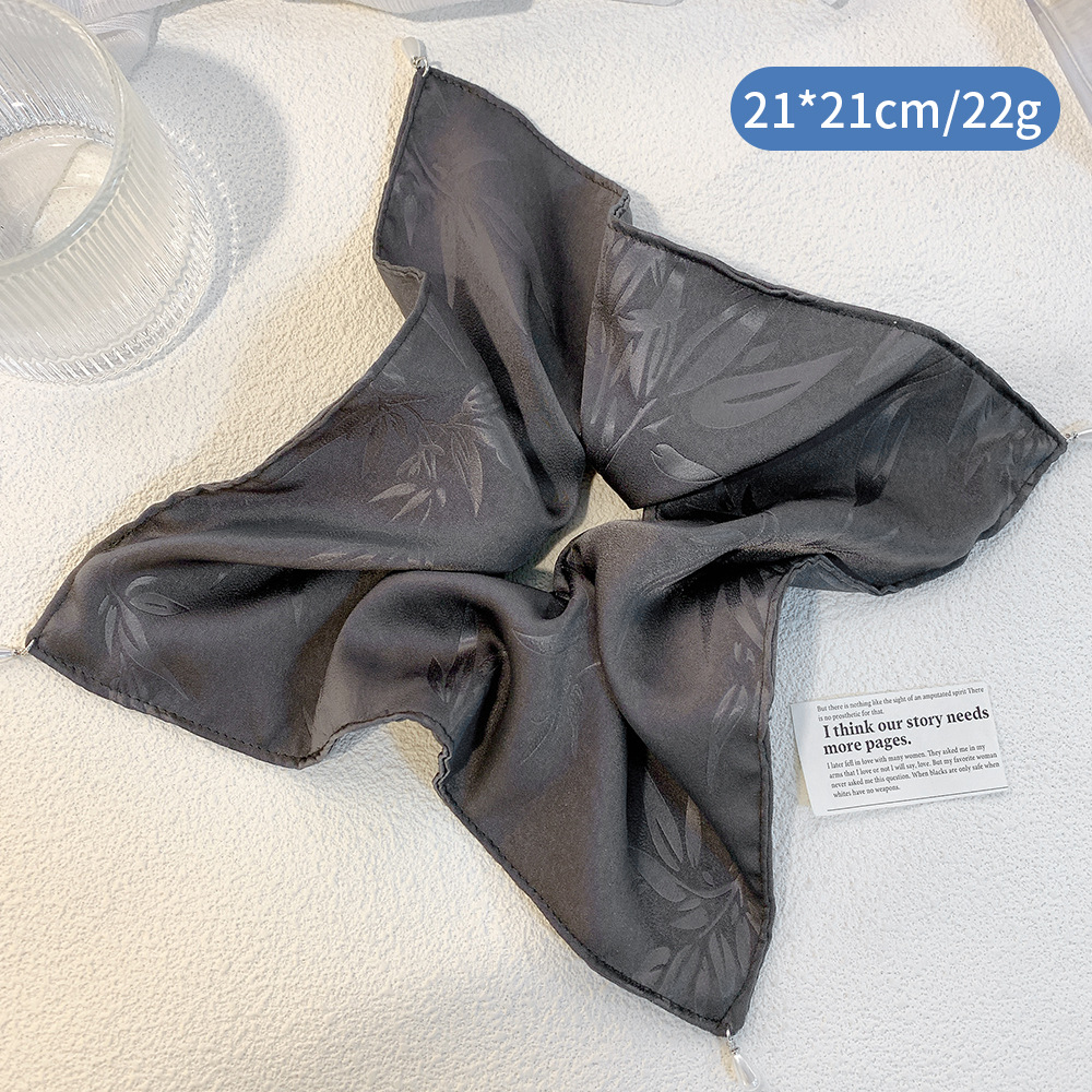 プリント竹セクション-ブラック