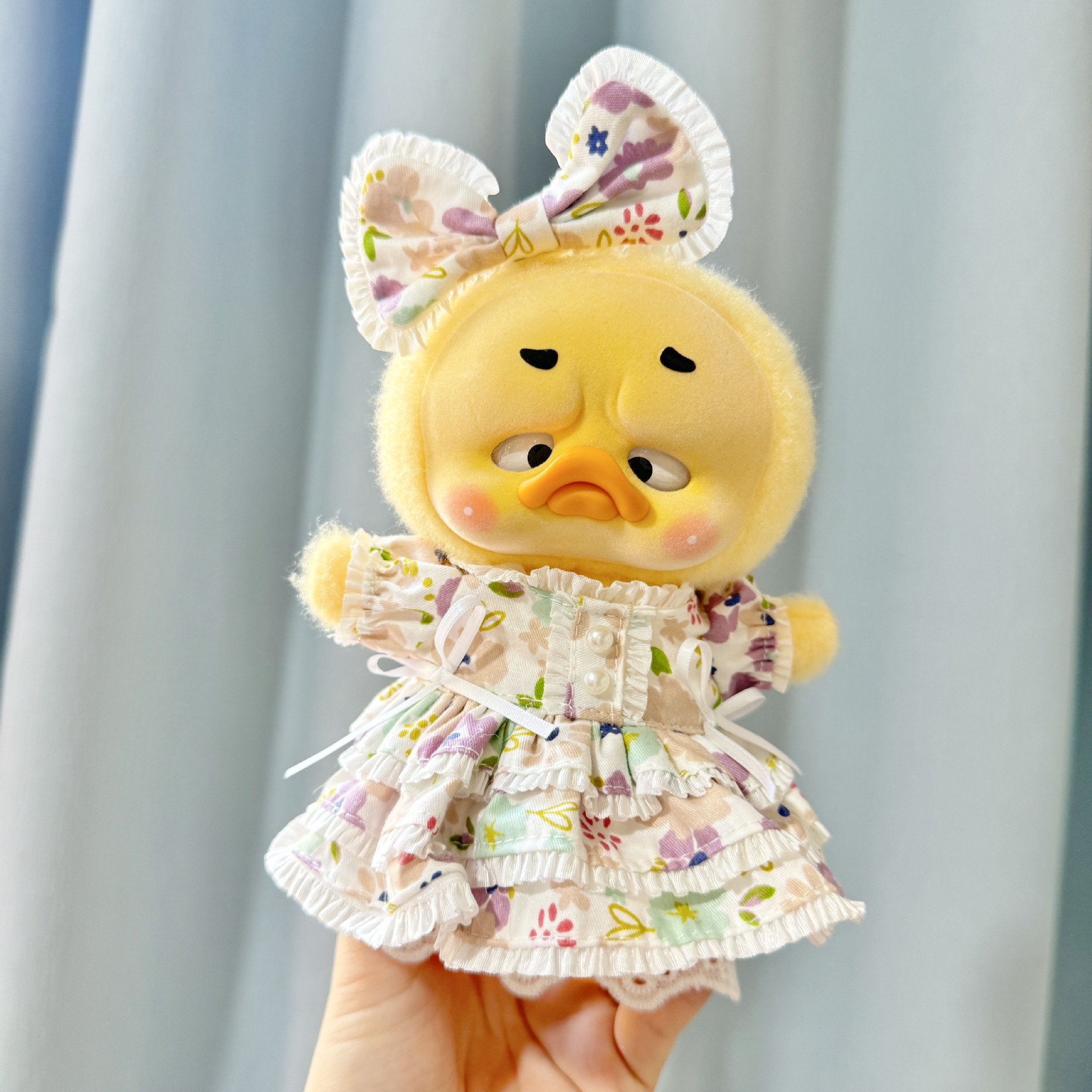 20cmパープルフライングフラワースカート3点セット