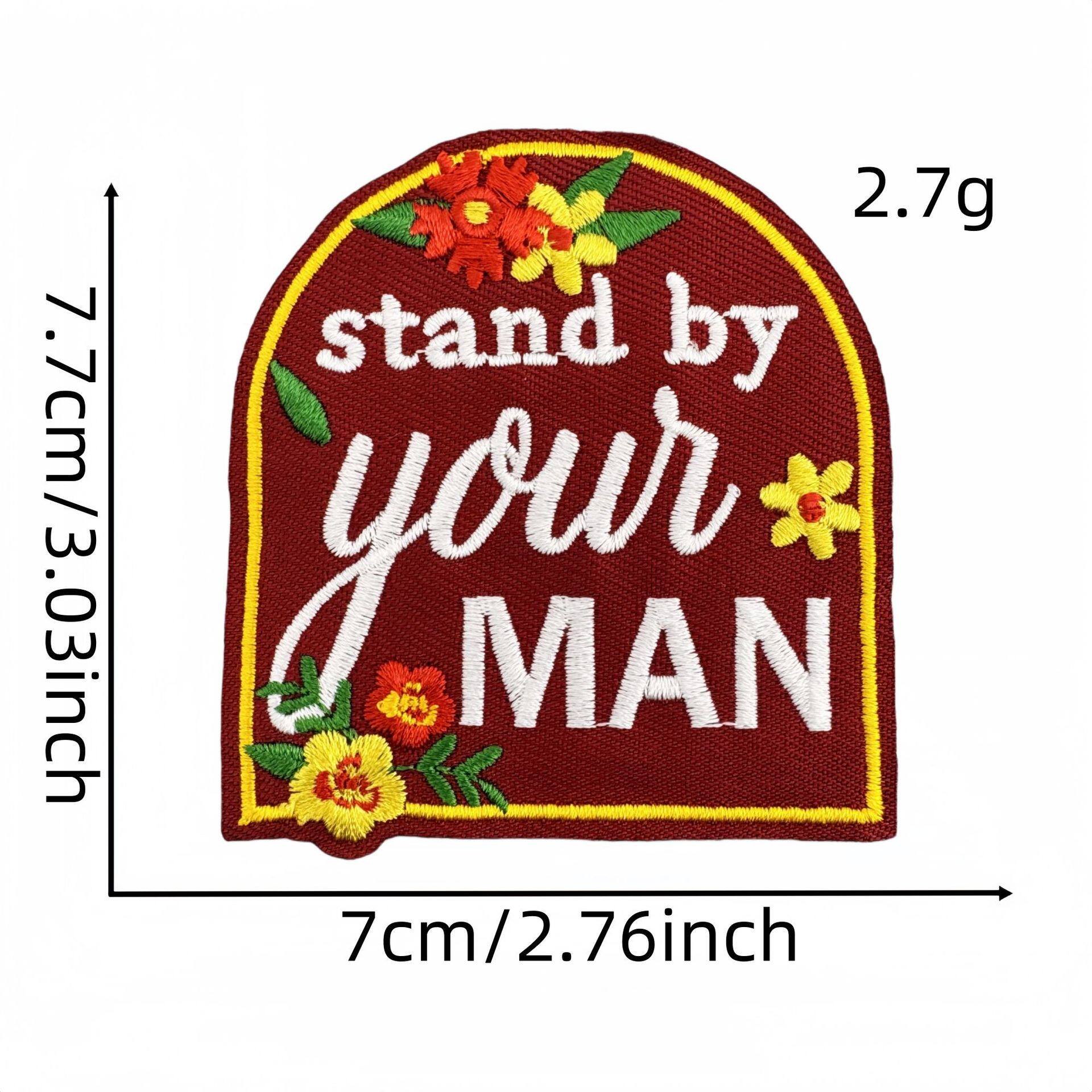 トレンドの英語布ステッカー21#