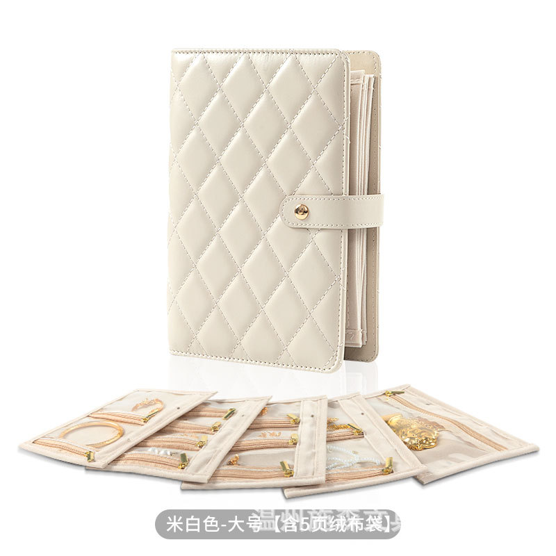 オフホワイト【5ページ入りベルベットバッグ付き】