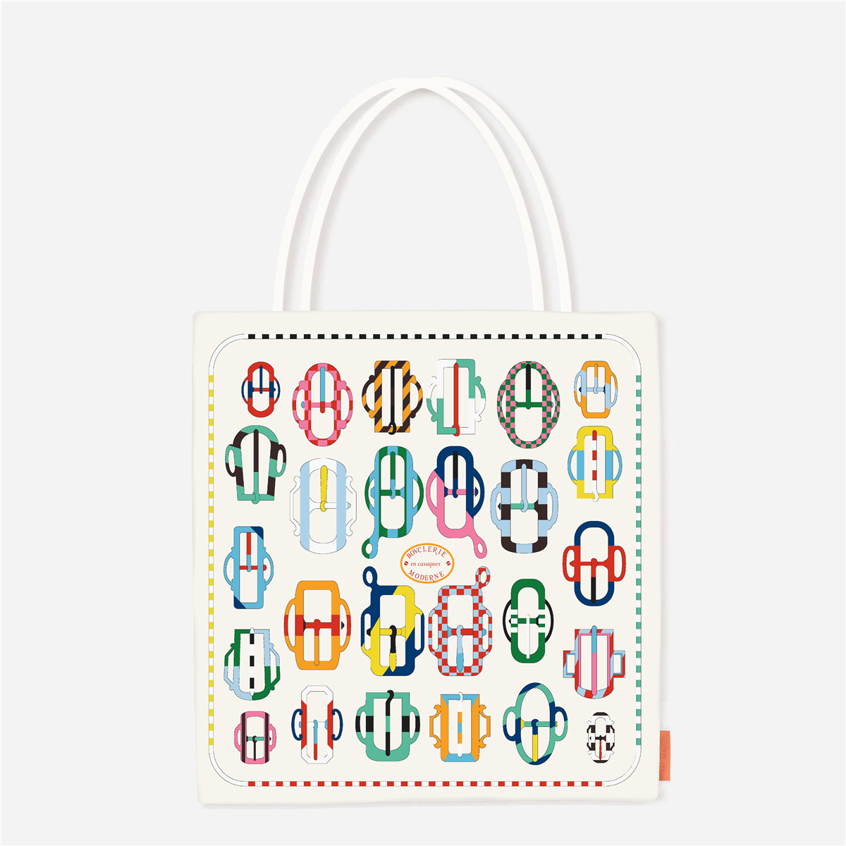 白い日本製バックル