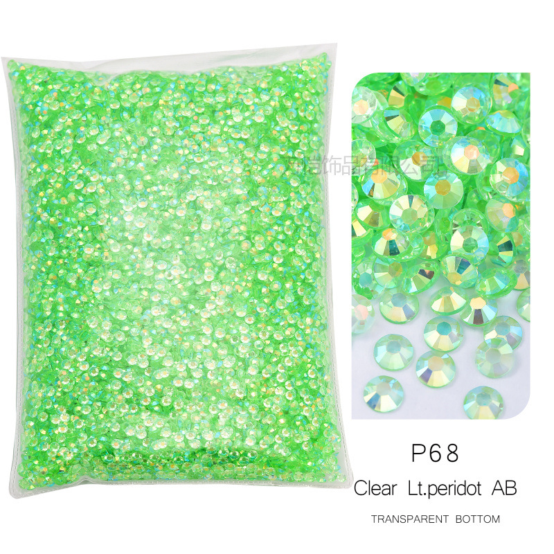 P68ライトグリーンab (透明ベース)