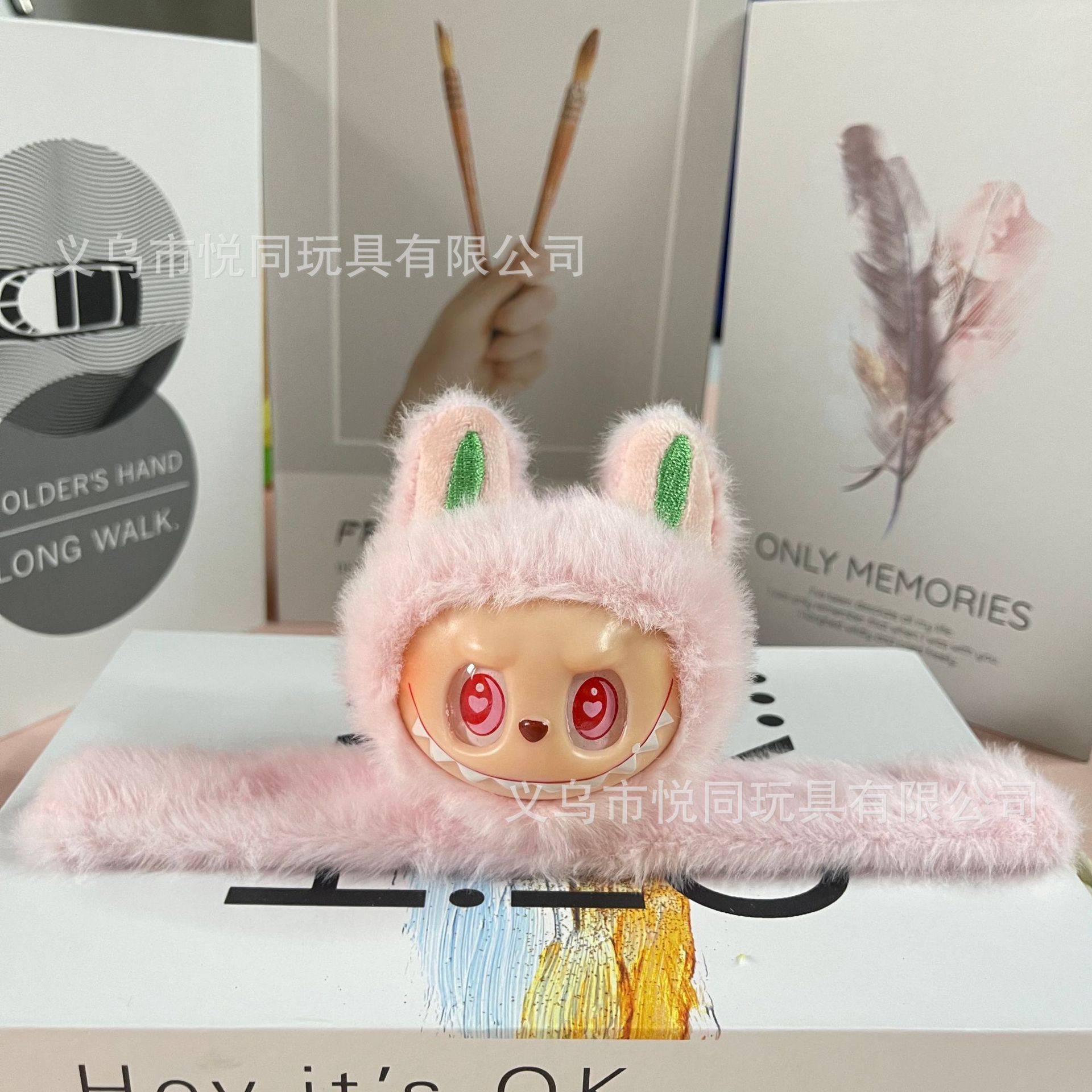 ピンクのスナップリング