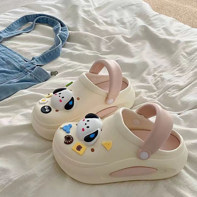 汗をかく犬 ピンク