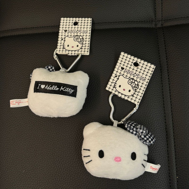 千鳥格子猫ヘッド kt