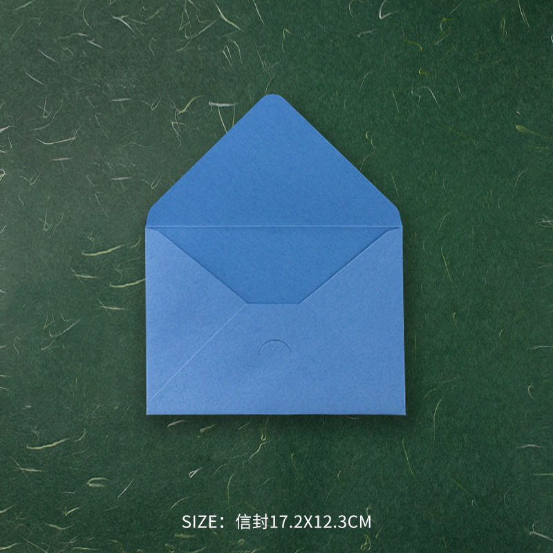 スカイブルー封筒x1