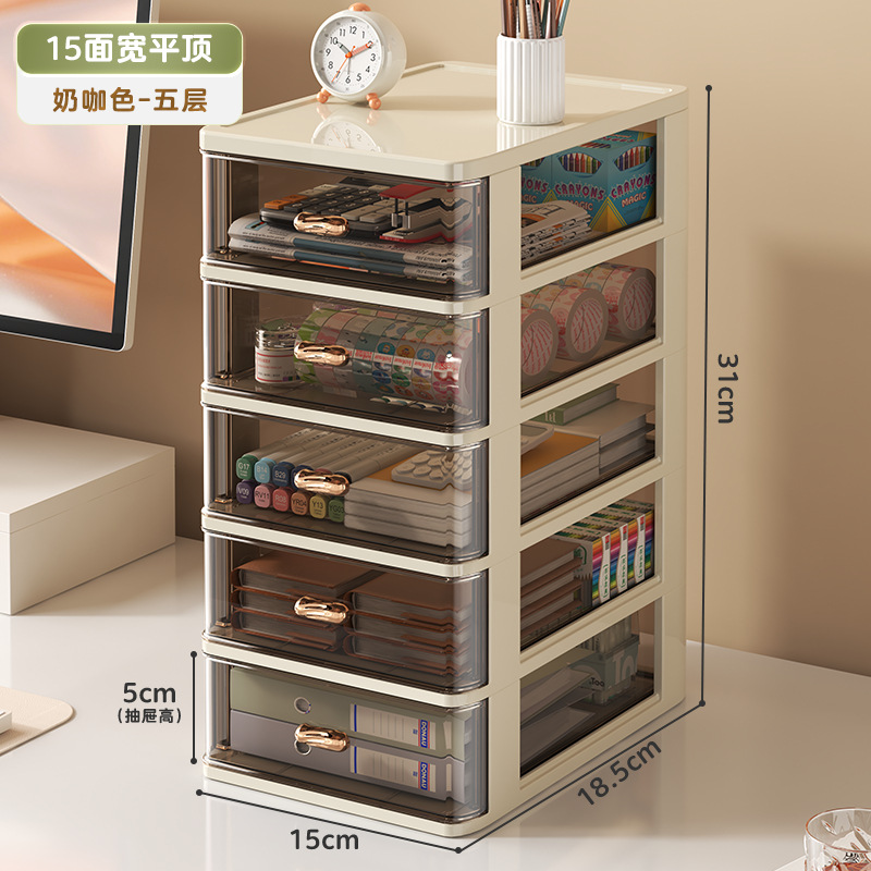 15面ワイドクリームコーヒー【フラットトップ5層】