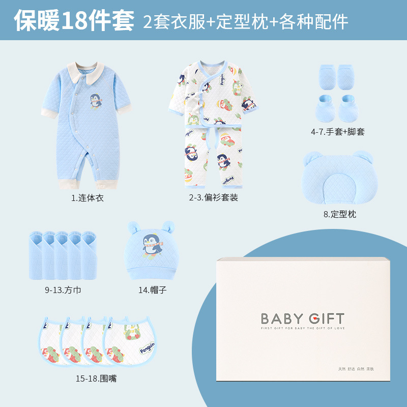 あったか18点セット ブルー