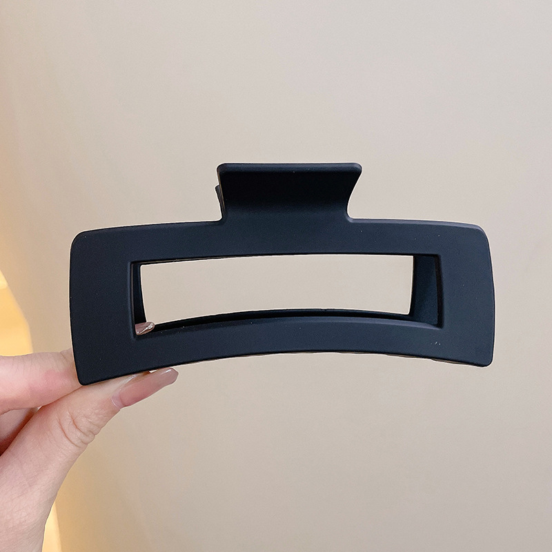 51 # ビッグサイズ黒スクエアクリップ約13cm