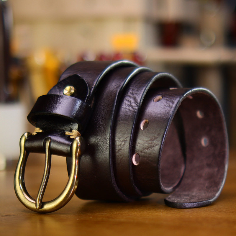 幅3.8cm、茶色、厚さ4mm