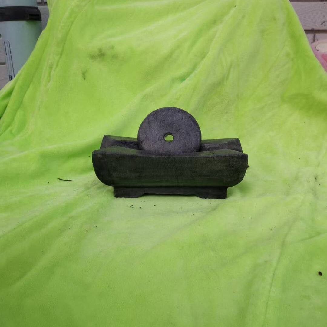 青石造形石臼16センチ