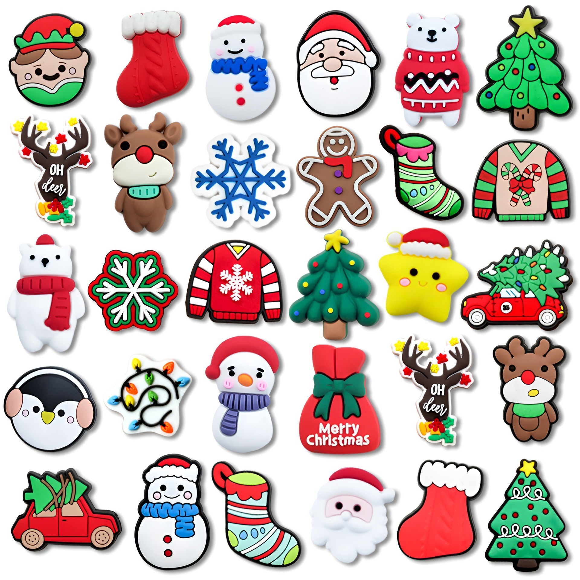 30種類のクリスマス雪だるま