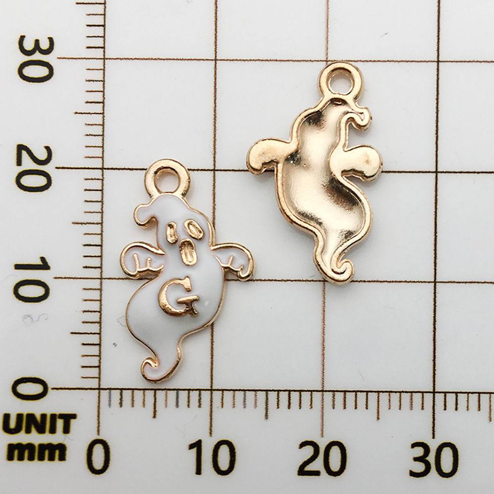 1 ホワイトオイル滴るハロウィンレター G ゴースト-0.8g-12*20mm-15133