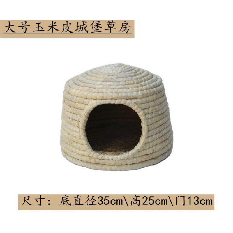 大きなトウモロコシの皮の城