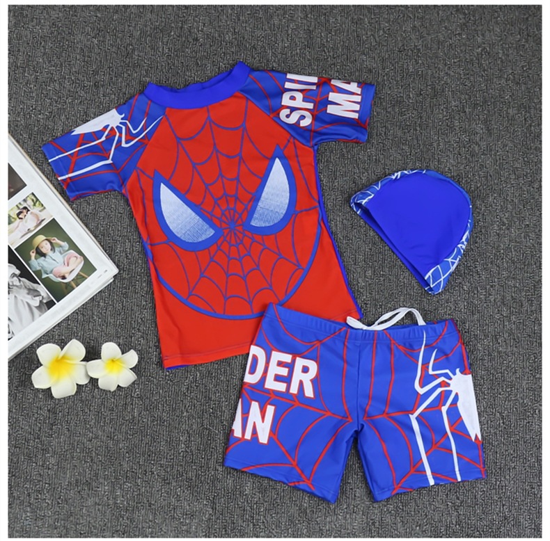 スプリットブルースパイダー (水泳キャップ付き)