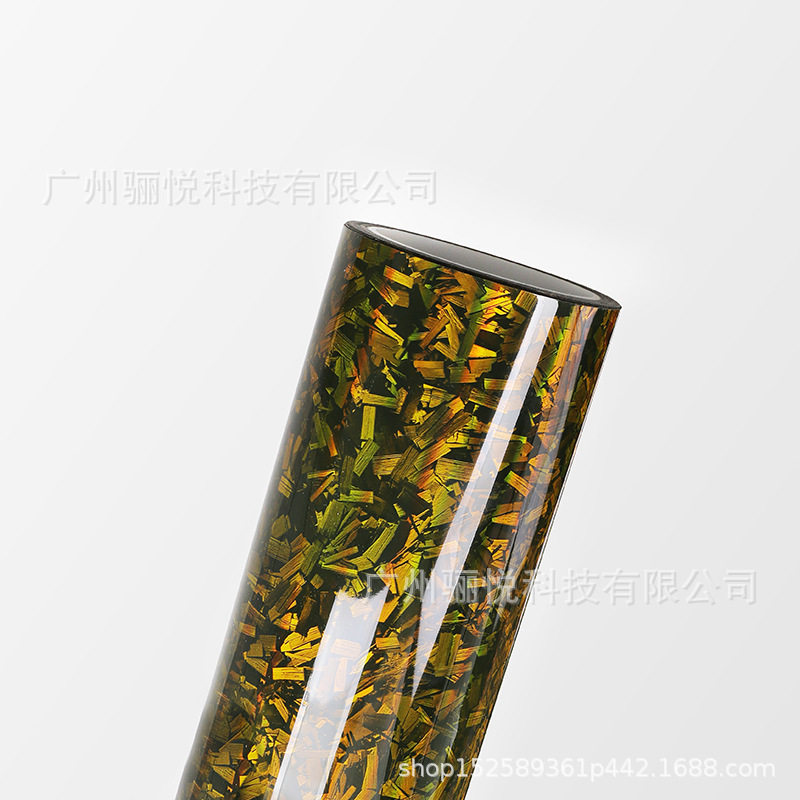 Pet鍛造花炭素 (レーザー金色)