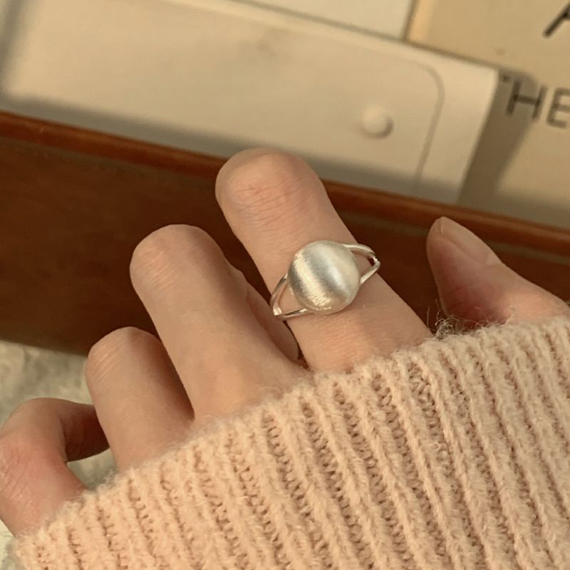 球状つや消しリング